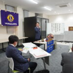 2023年3月23日、3月第2例会が当会員Ｌ.鬼丸逸哉の事業所(株)筑邦銀行柳川支店１階フリースペースで行われました。